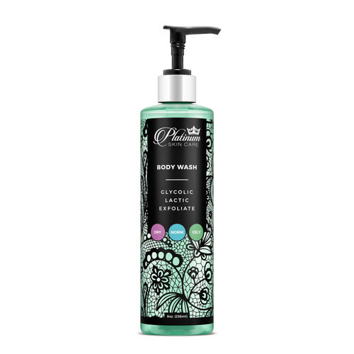 Platinum Skin Care Glycolic and Lactic Body Wash