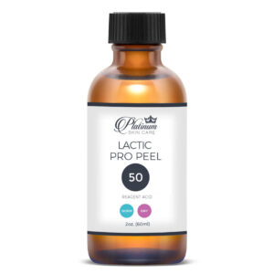 Platinum Skin Care Lactic 50% Acid Peel Vials & Bottle