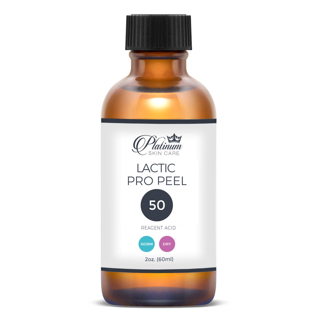 Platinum Skin Care Lactic 50% Acid Peel Vials & Bottle