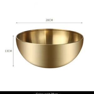 Gold Large Bowl