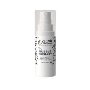 Platinum Skin Care Bubble Therapy Oxygenating Effervescent Mask