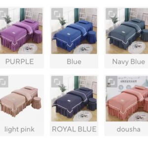 4pcs/set Beauty Salon Bedding Set