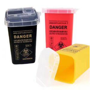 Mini Plastic Sharps Bin